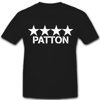 4 Sterne General Patton-Us Army Armee Amerika- T Shirt #8067