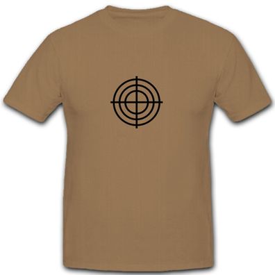 Fadenkreuz Scharfschütze Ziel Zielkreuz Militär Jagd - T Shirt #8093