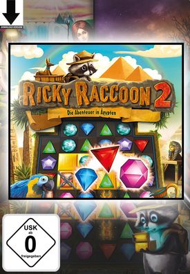 Ricky Raccoon 2 - 3 Gewinnt Spiel - Match 3 - PC Download Version