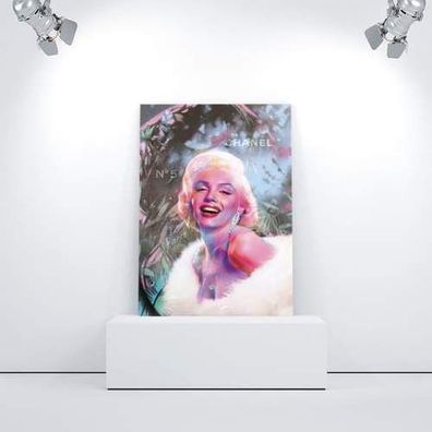 Leinwandbild Marilyn MONROE XXL DEKO Wandbild Wohnzimmer Abstrakt