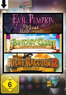 Evil Pumpkin + Ricky Raccoon 2 + Fantasy Quest - 3 Vollversionen - Download - PC