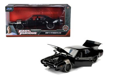 Jada Toys 253203034 Fast & Furious Dom's Plymouth GTX 1:24 Modellauto Sammelauto