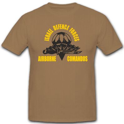 Israel Defence Forces Aiborne Comandos IDF airborne 35 Infantrie - T Shirt #7221