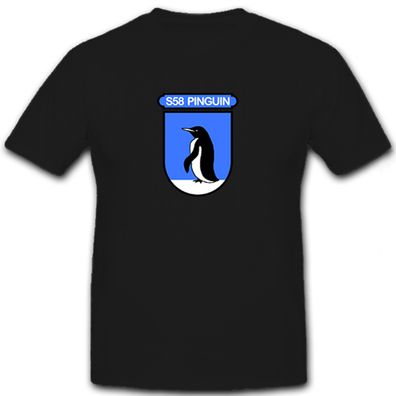 S58 Hilfskreuzer Pinguin Schiff Wk Deutschland Einheit Wappen - T Shirt #7151