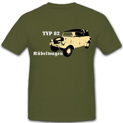 Typ 82 Kübelwagen Feld Geländewagen Auto - T Shirt #7165