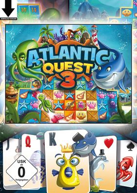 Atlantic Quest 3 - Match 3 - 3 Gewinnt Spiel - PC - Windows Download