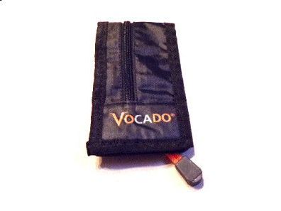 VOCADO Werbeartikel Armtasche Arm Geldbörse Reißverschluss Klettverschluss schwarz