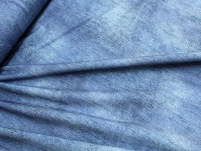 Jersey-Jeansoptik, 145 cm breit, Baumwolle, Kinderstoff, Meterware