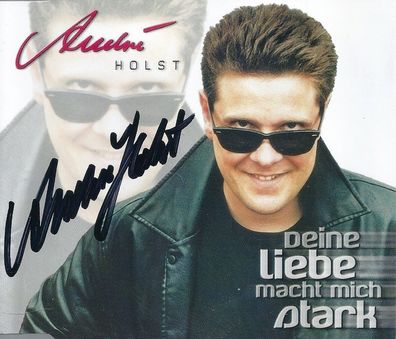 CD-Maxi: Andre Holst: Deine Liebe macht mich stark (2001) BM32.4078 signiert
