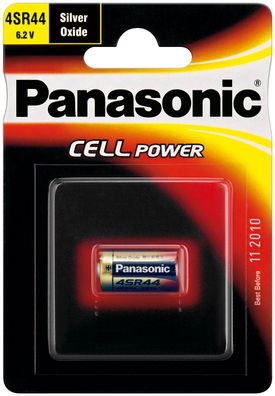 Panasonic - 4SR44 / 544 / V28PX / PX28 - 6,2 Volt 160mAh Silberoxid