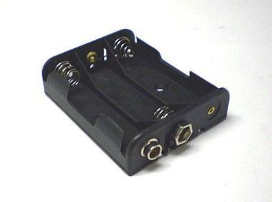 Batteriehalter Batteriegehäuse Batteriefach Akkufach Akkuhalter flach 3x AA Mignon