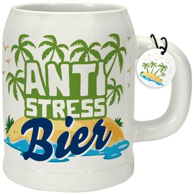 Sheepworld Gruss & Co Bierkrug 600ml "Stress" Neuware