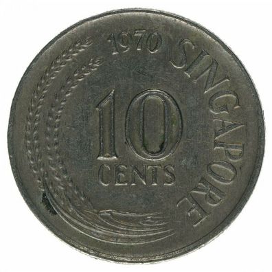 Singapur 10 Cents 1970 A48203