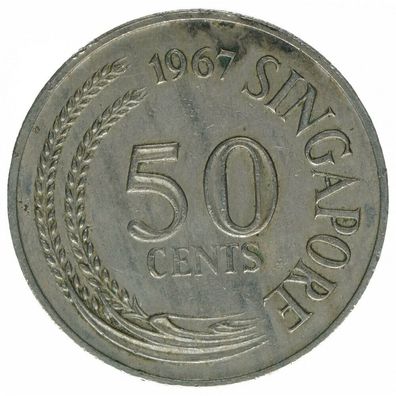 Singapur, 50 Cents 1967, A44064