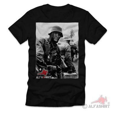 Elite Ardennen Offensive 1944-1945 Alfashirt Division WK2 Soldat T Shirt #35593