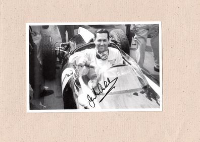 unvergessener Jack Brabham (Formel 1) - persönlich signiert