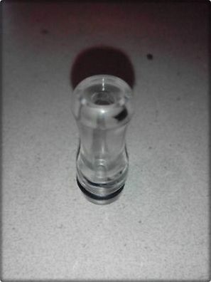 Kunststoff Mundstück transparent Drip Tip 510 510er z.B. für Endura T22