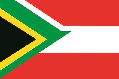 Fahne Flagge Südafrika-Österreich Premiumqualität