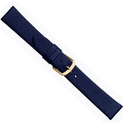 Uhrenarmband Kalbsleder weich blau Herzog Design I 20518G