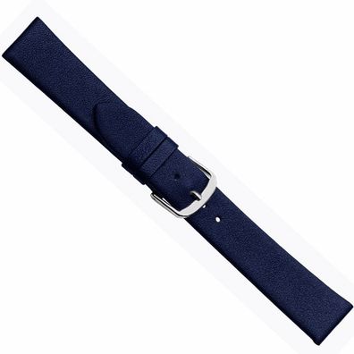 Uhrenarmband Kalbsleder weich blau Herzog Design I 20519S