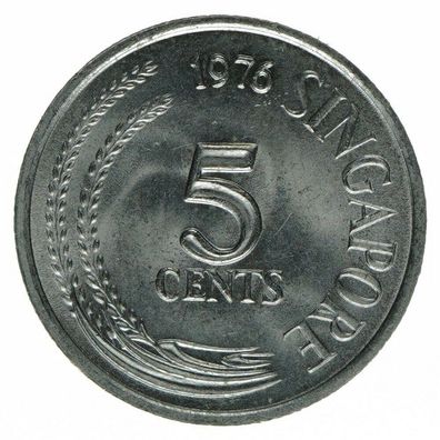 Singapur 5 Cents 1976 A51493