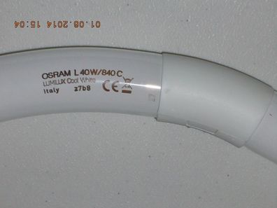 Osram L 40w/840 C LumiLux Cool White Italy z7b8 CE L40w/840C 40 cm AussenMaß Lampe
