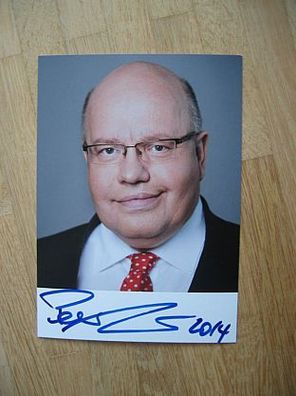 Bundesminister CDU Peter Altmaier - handsigniertes Autogramm!!!