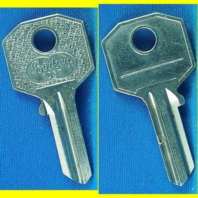 Schlüsselrohling Börkey 1257 f. Meroni Serie 1001 - 1500 Möbelzylinder, Stahlschränke