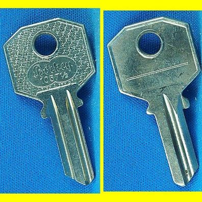 Schlüsselrohling Börkey 1257 1/2 für versch. Meroni Möbelzylinder und Stahlschränke