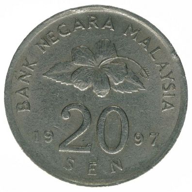 Malaysia 20 Sen 1997 A48537