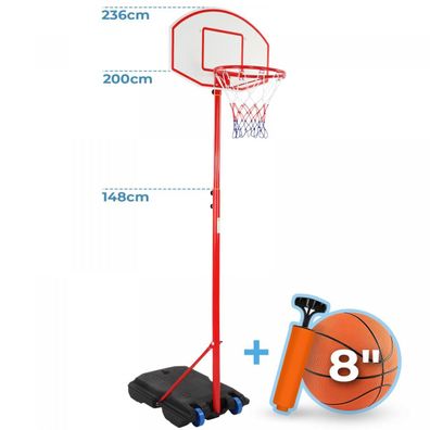 Infantastic® Basketballkorb Basketballständer Basketballanlage Korbanlage Kinder