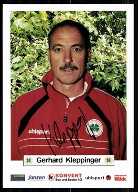 Gerd Kleppinger Rot-Weiss Oberhausen 2001-02 Original Signiert + A 80124