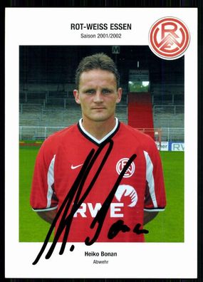 Heiko Bonan Rot-Weiss Essen 2001-02 Original Signiert + A 81308