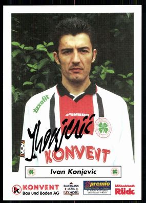Ivan Konjevic Rot-Weiss Oberhausen 1998-99 Original Signiert + A 80129