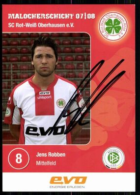 Jens Robben Rot-Weiss Oberhausen 2007-08 Original Signiert + A 80135