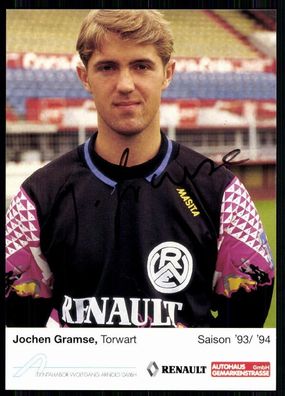 Jochen Gamse Rot-Weiss Essen 1993-94 Original Signiert + A 81321