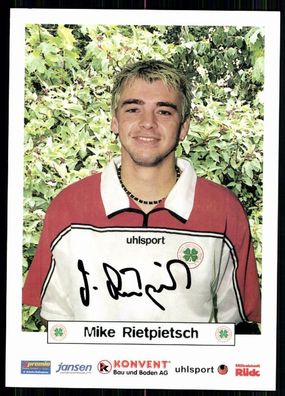 Mike Rietpietsch Rot-Weiss Oberhausen 2001-02 Original Signiert + A 80169