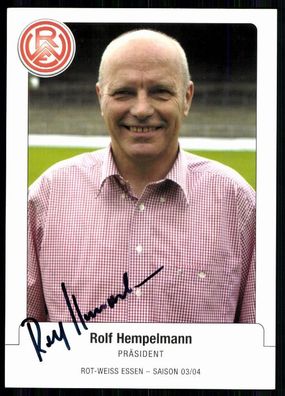 Rolf Hempelmann Rot-Weiss Essen 2003-04 Original Signiert + A 81368