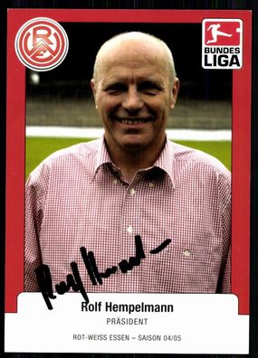 Rolf Hempelmann RW Essen 2004/05 Original Signiert + A 81370