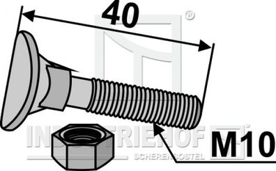 Planetschraube - M10x40 - 6.8 / 30.001