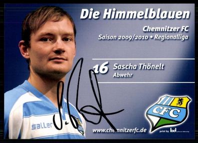 Sascha Thönelt Chemitzer FC 2009-10 TOP AK + A 76783