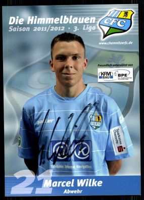 Marcel Wilke Chemnitzer FC 2011-12 TOP AK + A 76767