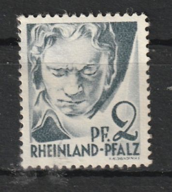 Franz - Zone Rheinland Pfalz Mi. Nr. 0001 *