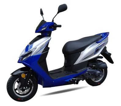 MILES 50 ccm³ 4 Takt 45km/ h - blau - Motorroller -Scooter - EURO 5