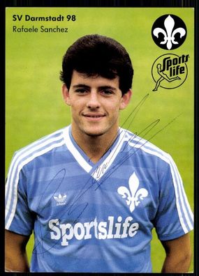 Rafael Sanchez Darmstadt 98 1984-85 TOP AK + A 76687
