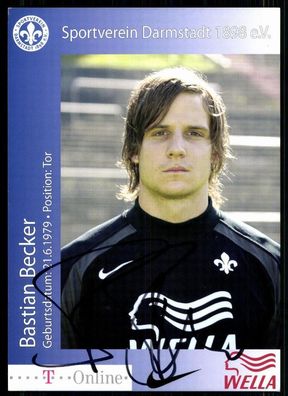 Bastian Becker Darmstadt 98 2006-07 TOP AK + A 76630