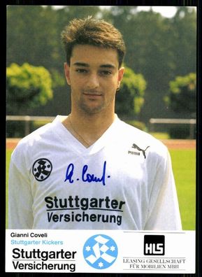 Gianni Coveli Stuttgarter Kickers 1990/91 TOP AK + A 76657