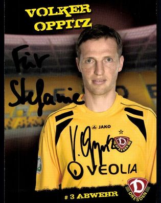 Volker Oppitz Dynamo Dresden 2009-10 TOP AK + A 76466