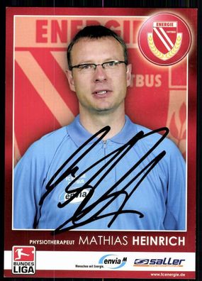 Mathias Heinrich Energie Cottbus 2006-07 Original Signiert + A 79850