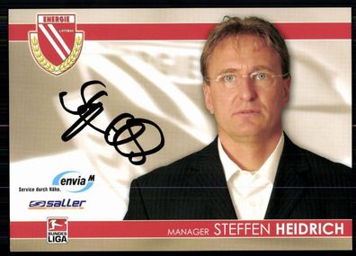 Steffen Heidrich Energie Cottbus 2007-08 Original Signiert + A 79894